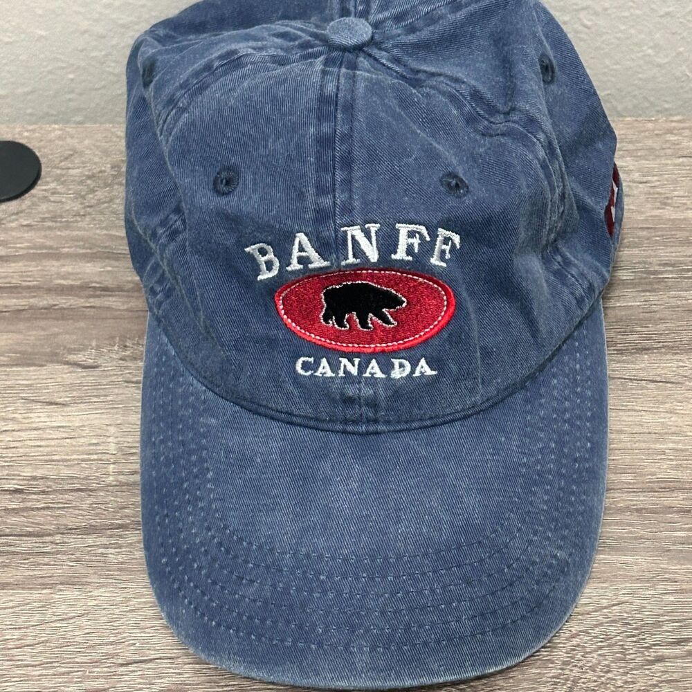 Canadian Original Headwear STYLE1500 Baseball Cap Mens Adjustable Blue Used